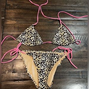 Victoria’s Secret Leopard String Bikini